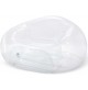 Intex 66500NP - Poltrona Gonfiabile Beanless Bag Trasparente, 137x127x74 cm